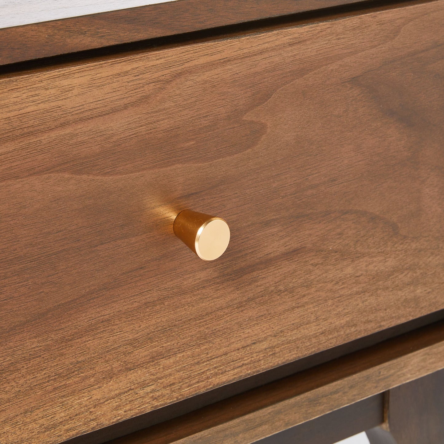 Vincent 1 Drawer Bedside Table Walnut