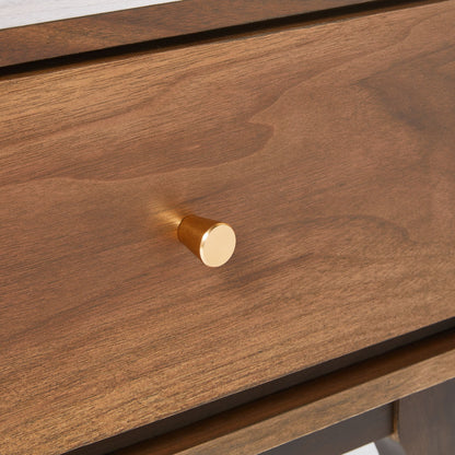 Vincent 1 Drawer Bedside Table Walnut