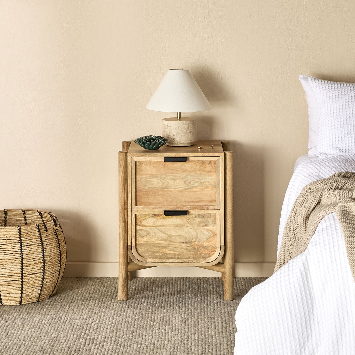Harden 2 Drawer Bedside Table