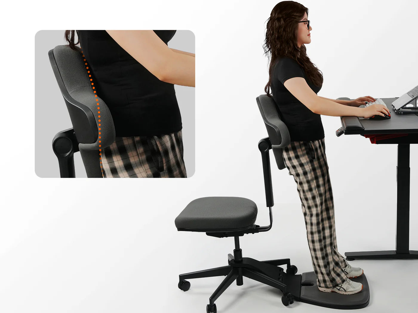 Standing-Mate Ergonomic Standing Desk Chair