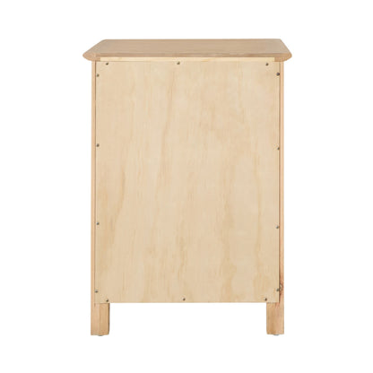 Oakridge 3 Drawer Bedside Light Oak