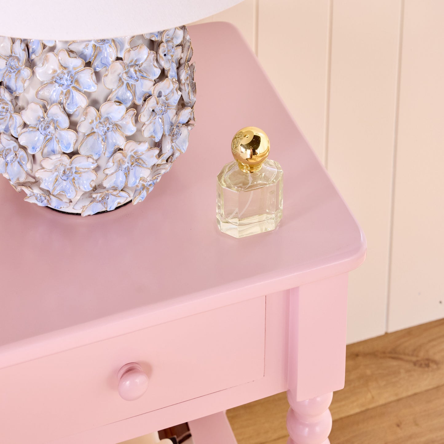 Maisie 1 Drawer Bedside Pink