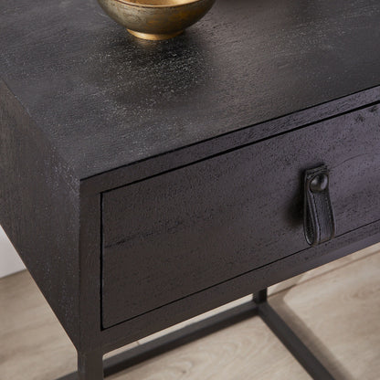 Willa 1 Drawer Bedside Table Black