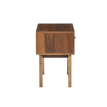 Vincent 1 Drawer Bedside Table Walnut