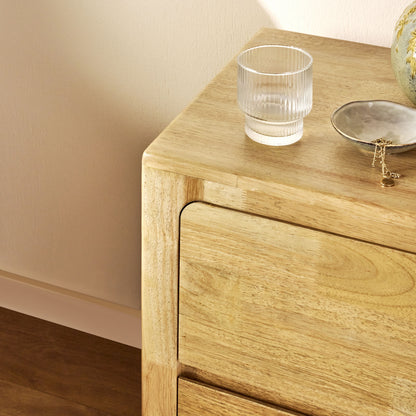 Curve 2 Drawer Bedside
