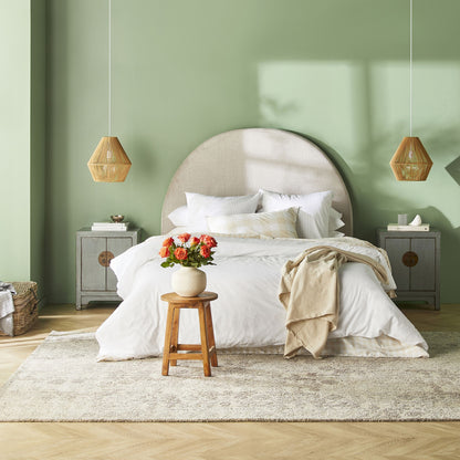 Sansha Bedside Dove Grey