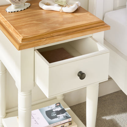 Clover 1 Drawer  Bedside Table / Side Table