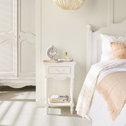 Emilie 1 Drawer Bedside Table
