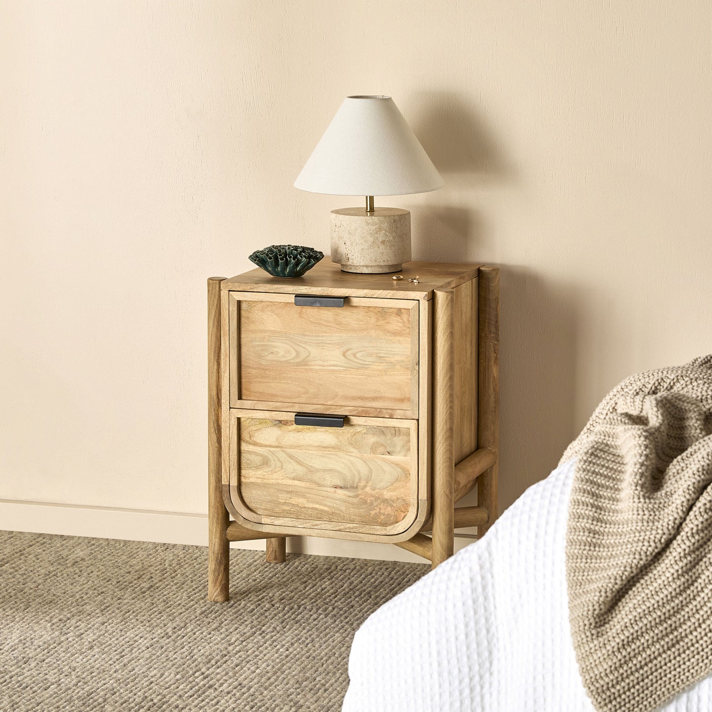 Harden 2 Drawer Bedside Table