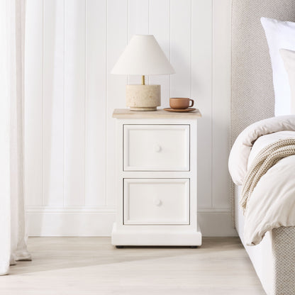 Maldon 2 Drawer Bedside Table