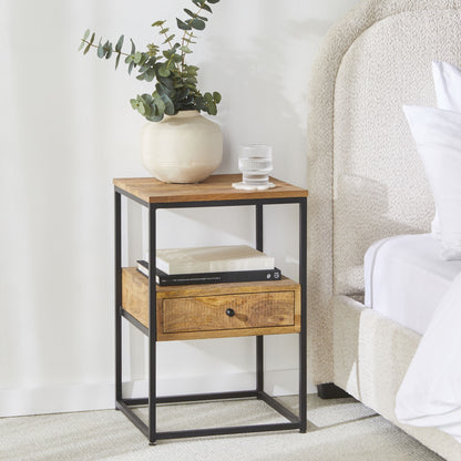 Fulham 1 Drawer Bedside Table