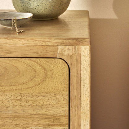 Curve 2 Drawer Bedside