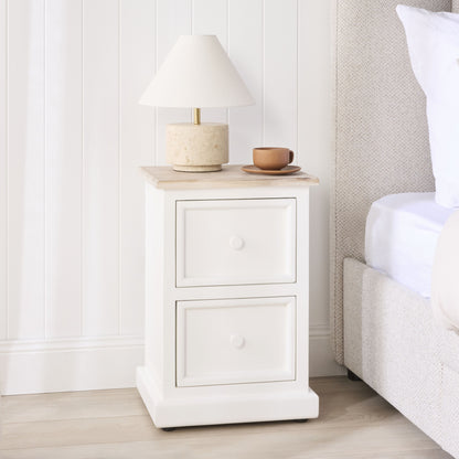 Maldon 2 Drawer Bedside Table
