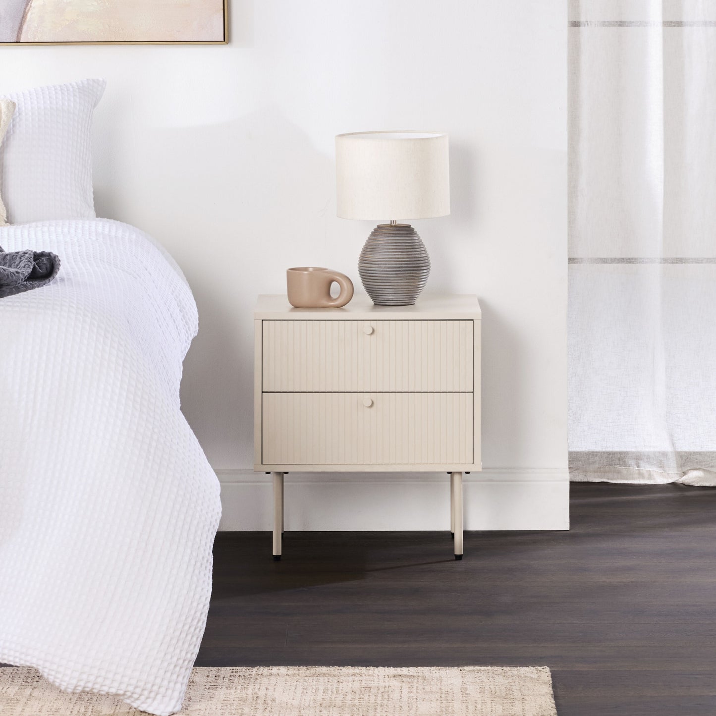 Colby 2 Drawer Bedside