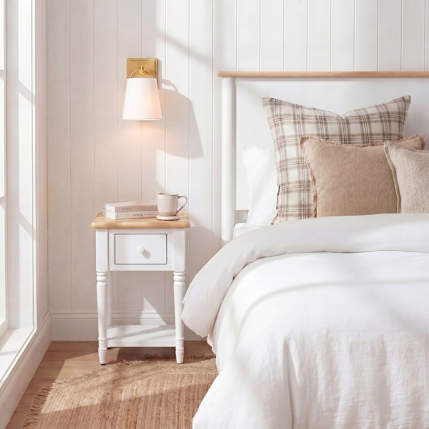 Saige 1 Drawer Bedside Table