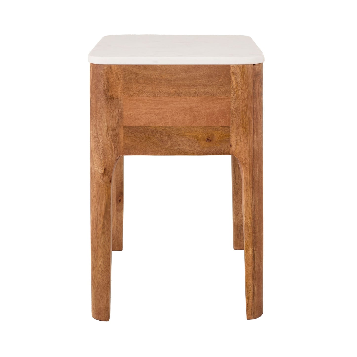 Amour Marble Top Single Drawer Bedside