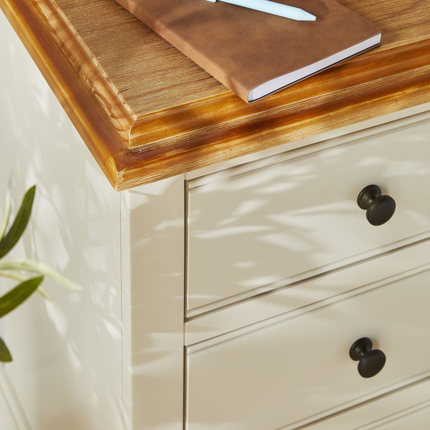 Clover 3 Drawer Bedside Table
