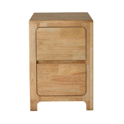 Curve 2 Drawer Bedside
