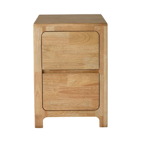Curve 2 Drawer Bedside