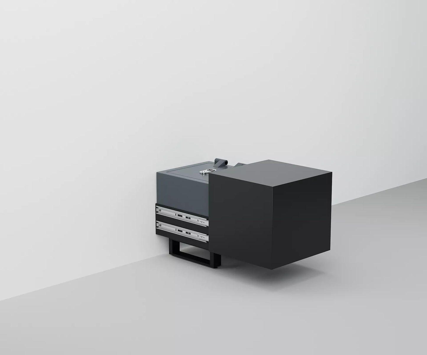 Balzblock T50 Bedside Table with Safe