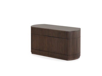 Transformer Round Sideboard - Panel Storage