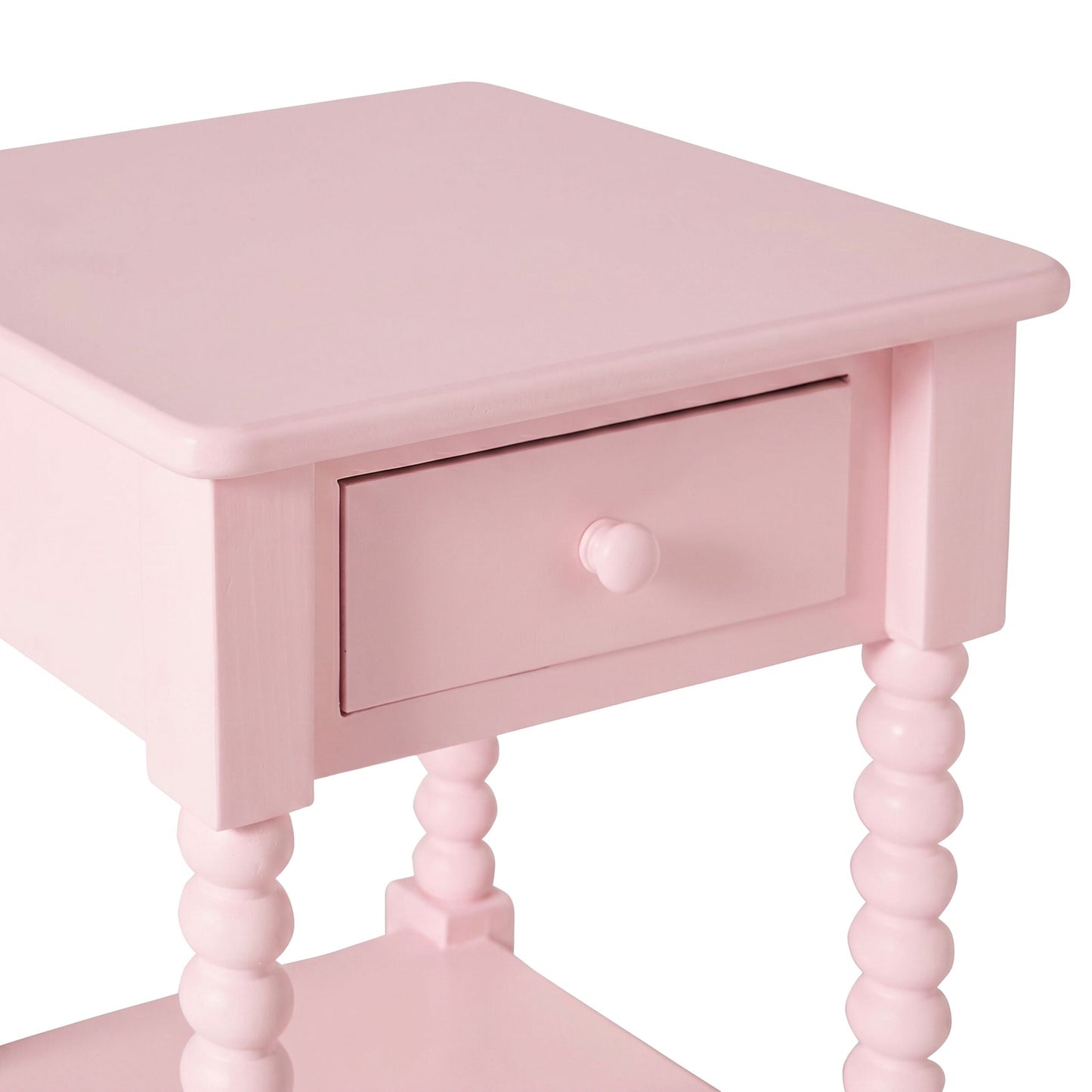 Maisie 1 Drawer Bedside Pink