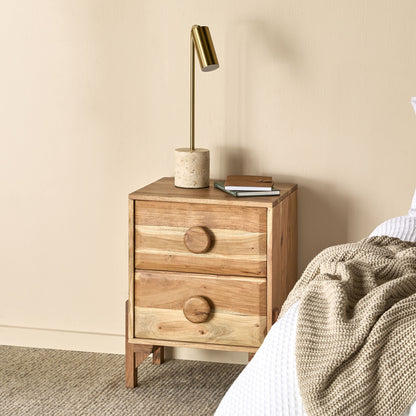 Fig 2 Drawer Bedside Table