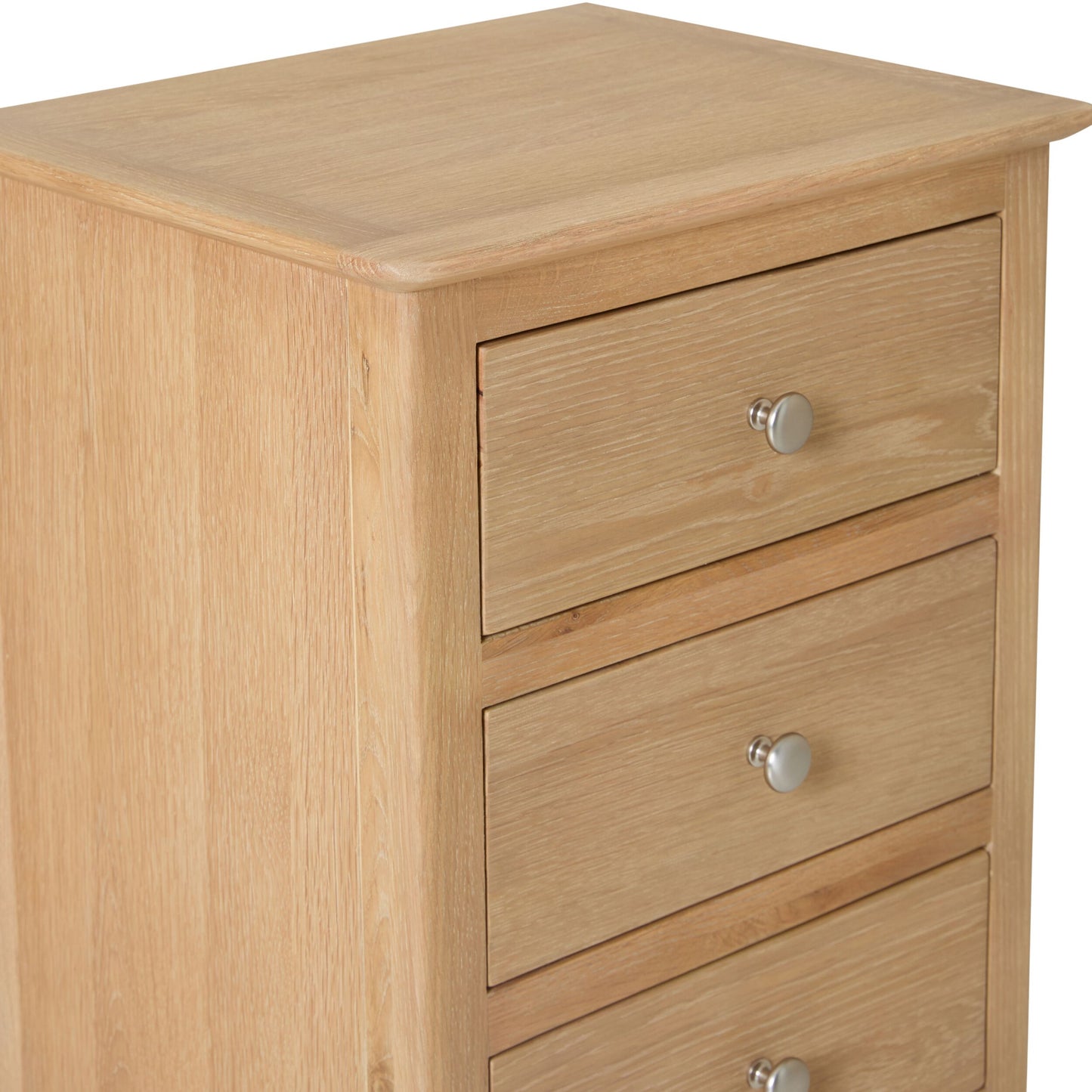 Oakridge 3 Drawer Bedside Light Oak