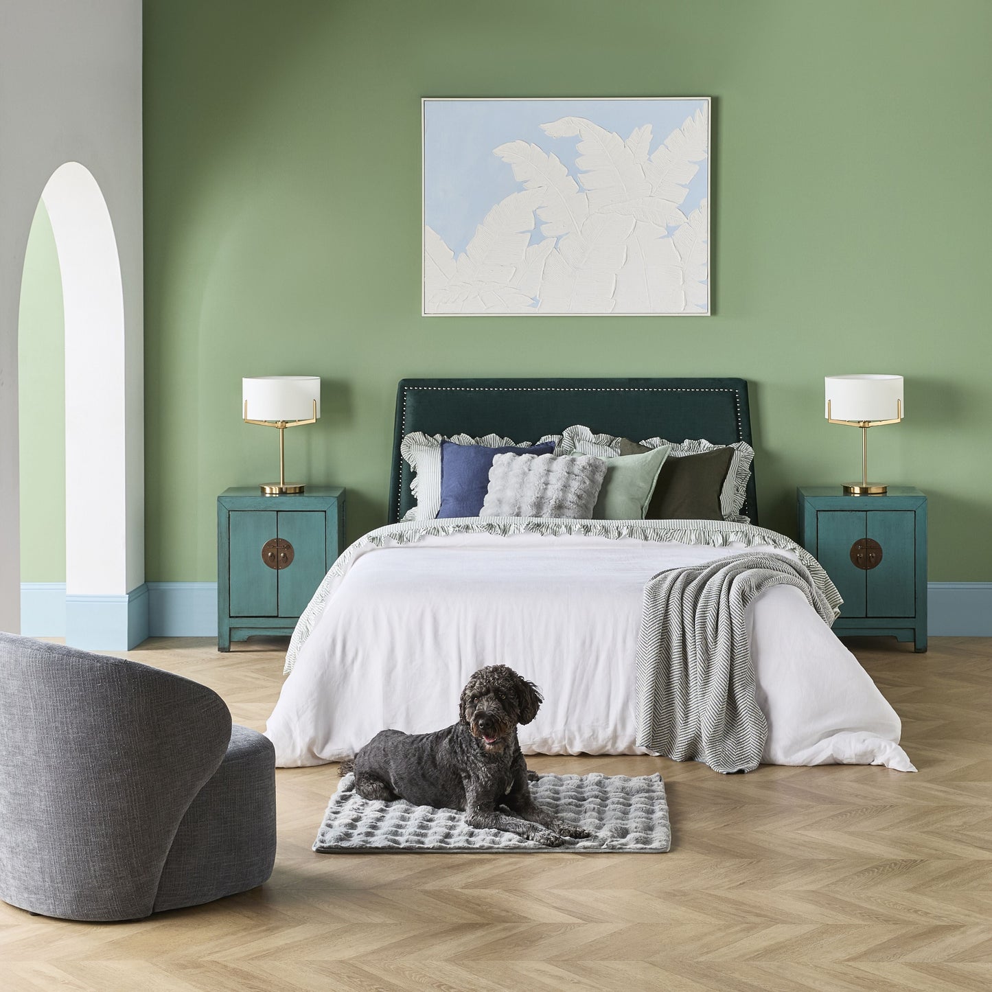 Sansha Bedside Turquoise