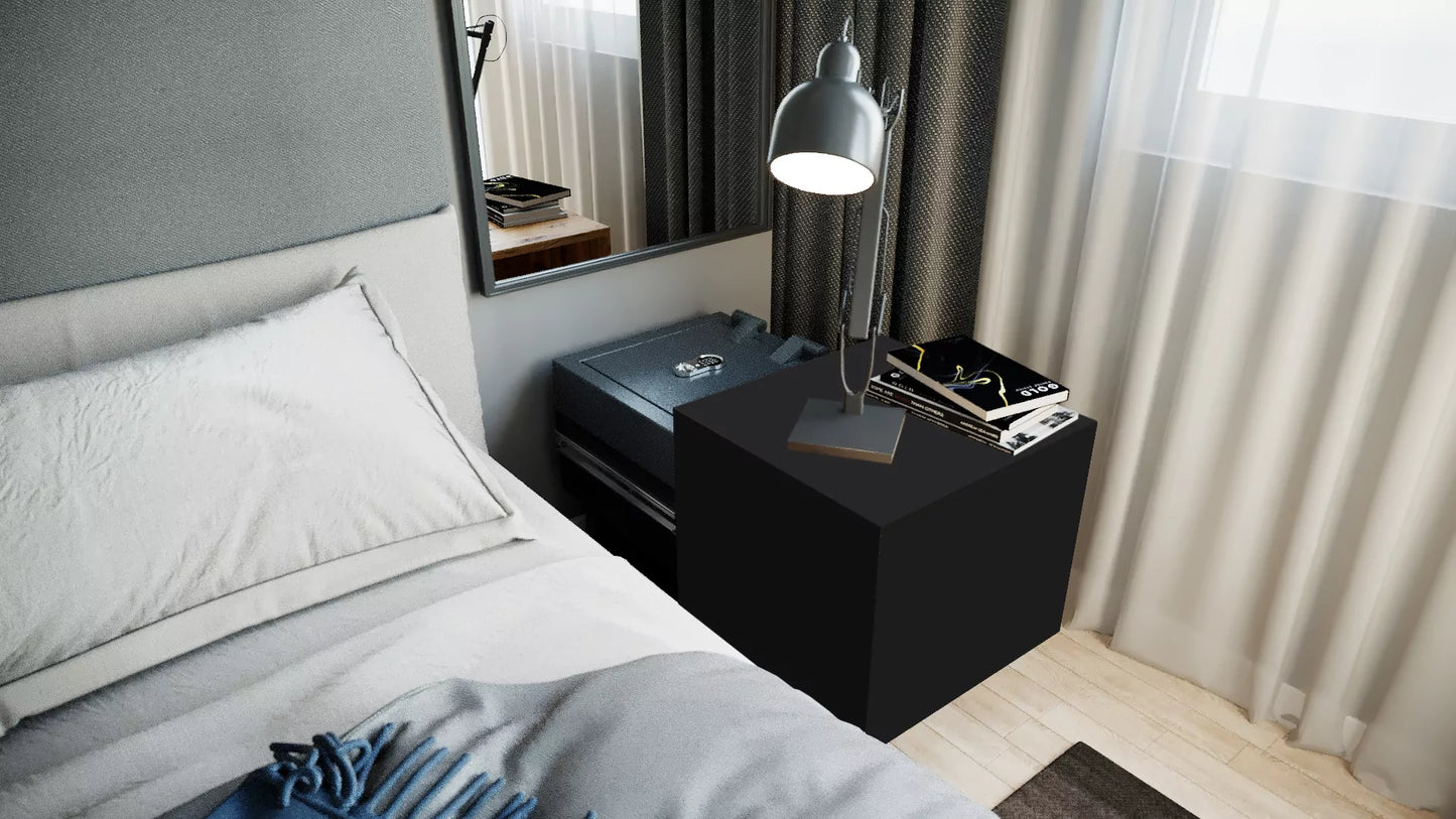 Balzblock T50 Bedside Table with Safe