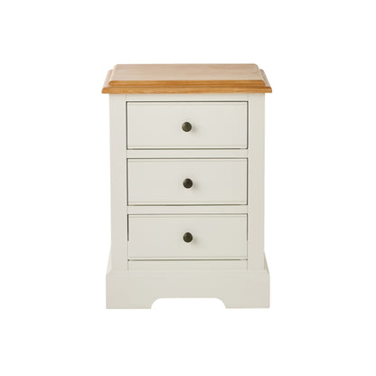 Clover 3 Drawer Bedside Table
