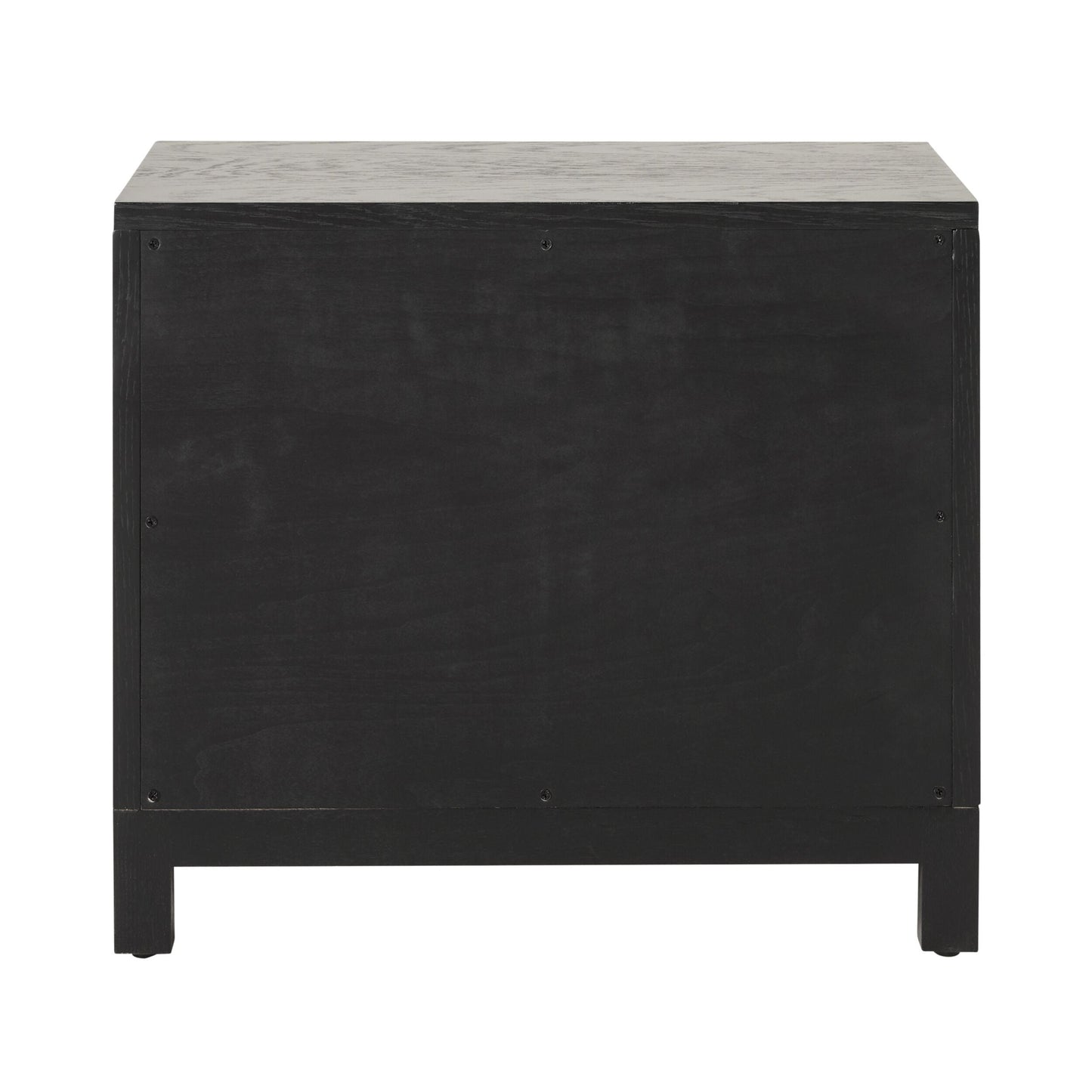 Avalon Small 2 Drawer Bedside Black