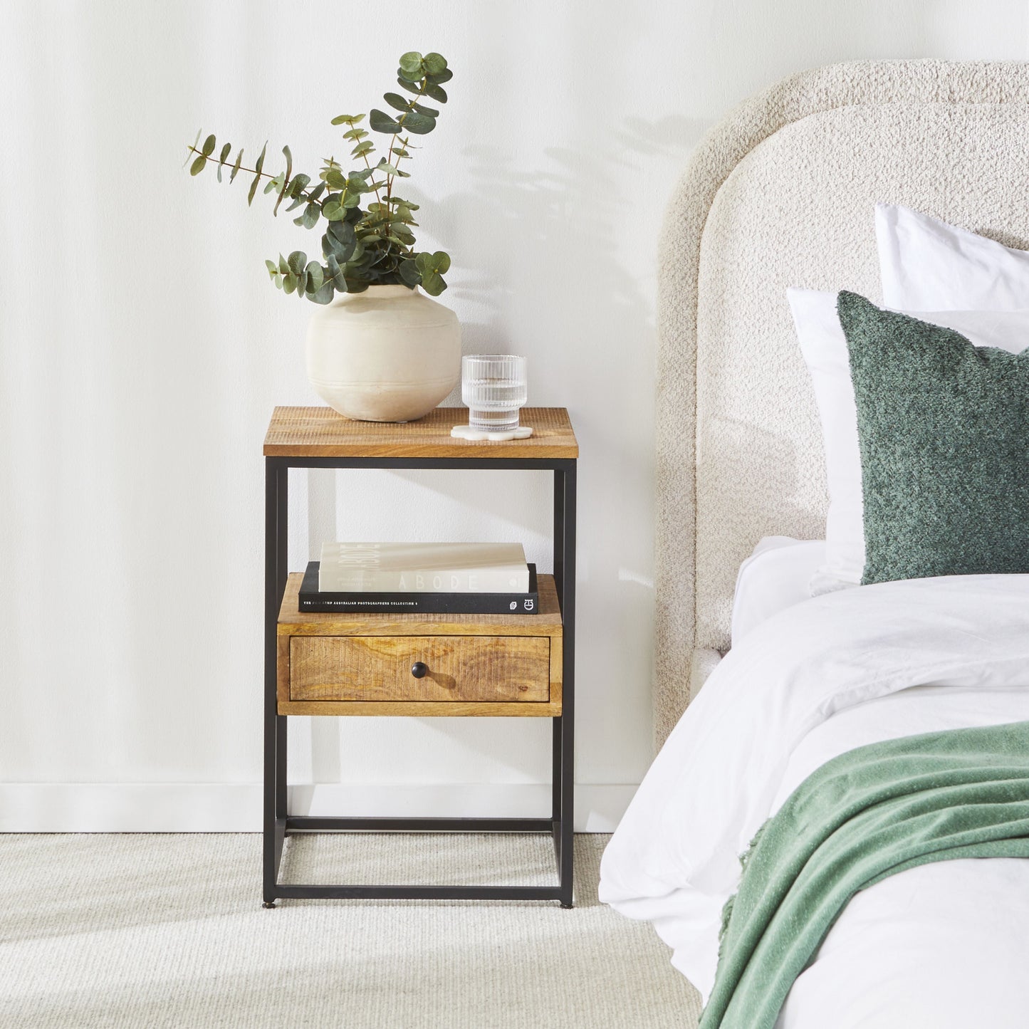 Fulham 1 Drawer Bedside Table
