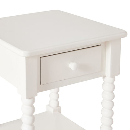 Maisie 1 Drawer Bedside White